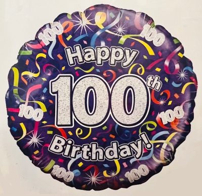 100th Birthday balloon