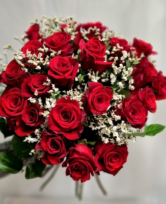 24 red roses