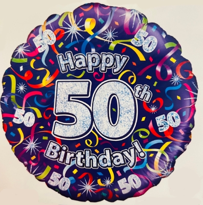 50th Birthday balloon