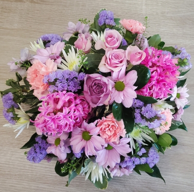 pink and lilac posy