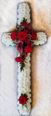 red and white cross