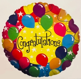 Congratulations balloons