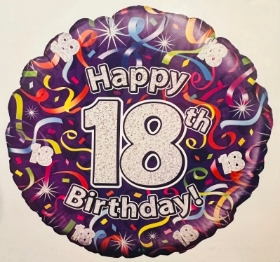 18th Birthday balloon