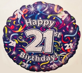 21st Birthday Balloon