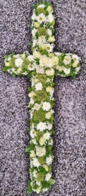 green and white Cross