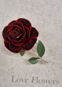 Rose Flower Brooch