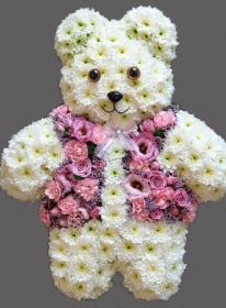 Teddy Bear Tribute with Pink waistcoat